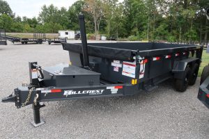 Hillcrest Trailers 7x16 14k Telescopic Dump Trailer with HD Ramps